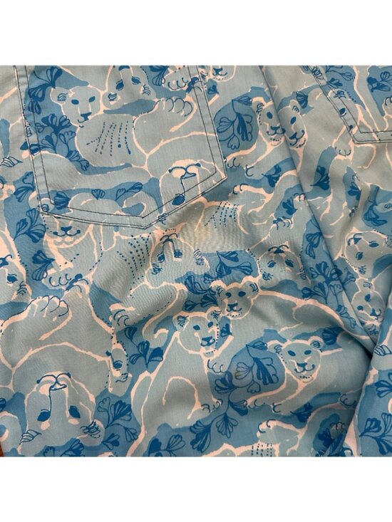 Vintage 1970s Lilly Pulitzer orange label printed pants - Picture 6 of 11